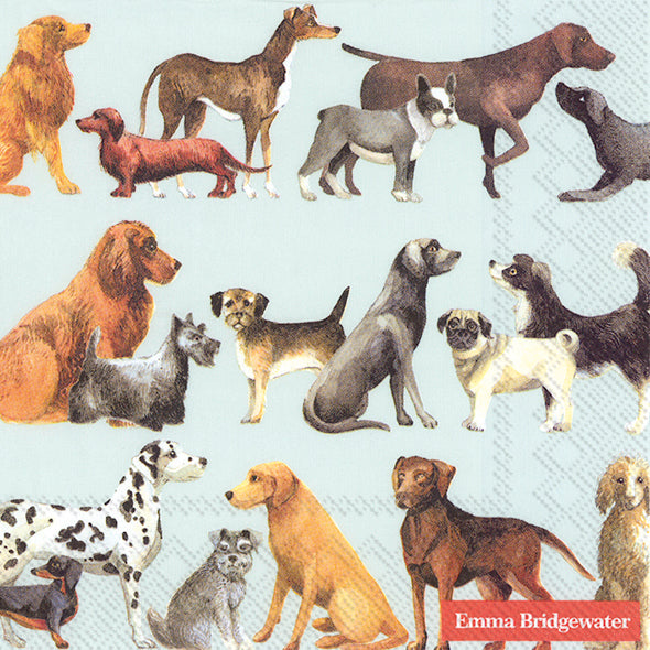 Set De 20 Servilletas (Perros) De Papel
