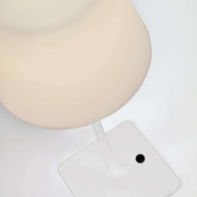 Lámpara De Mesa Usb (Blanco) Base De Plástico