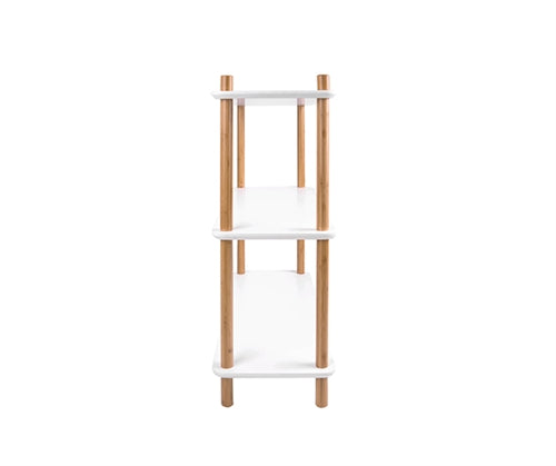 Mueble Aparador Con 3 Estantes (Blanco) De Madera