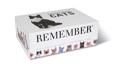 Juego De Memoria (Gatos) De Cartón