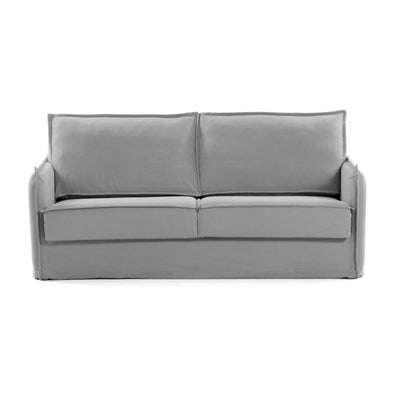 Sofá Cama 2 Cps Gris De Metal
