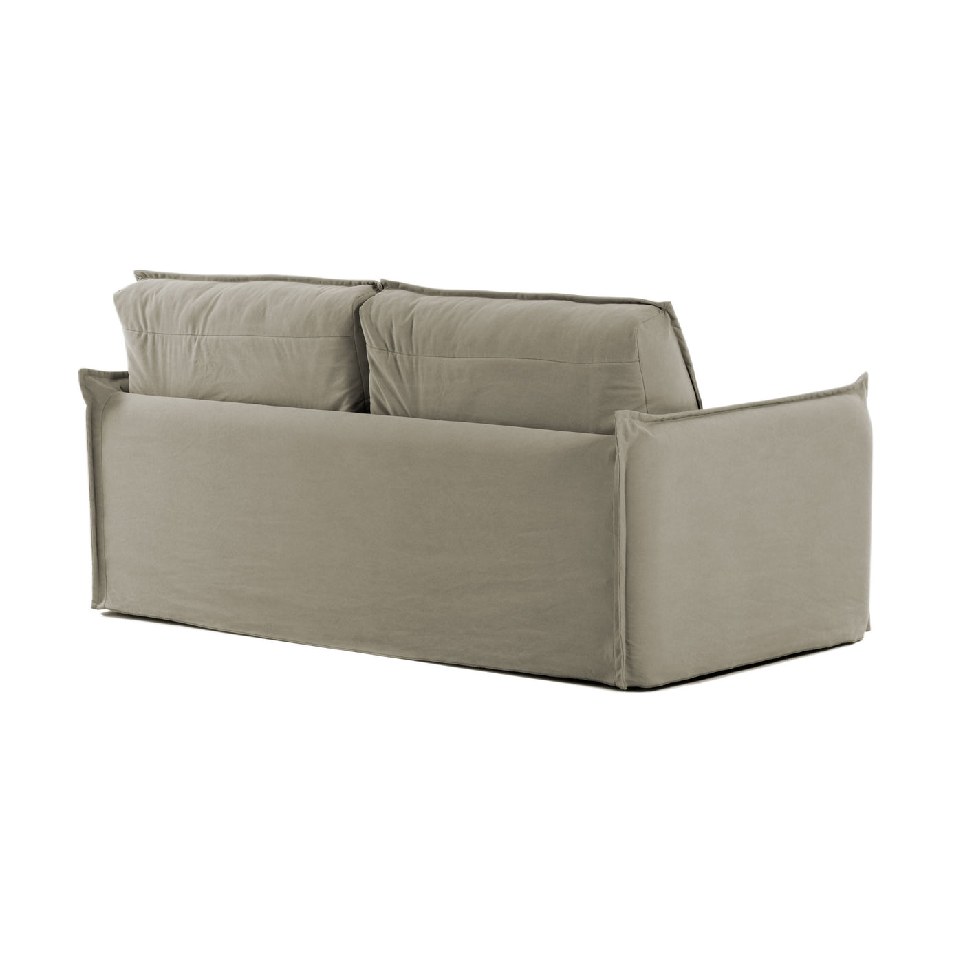 Sofá Cama Tapizado (Beige ) Estructura De Metal