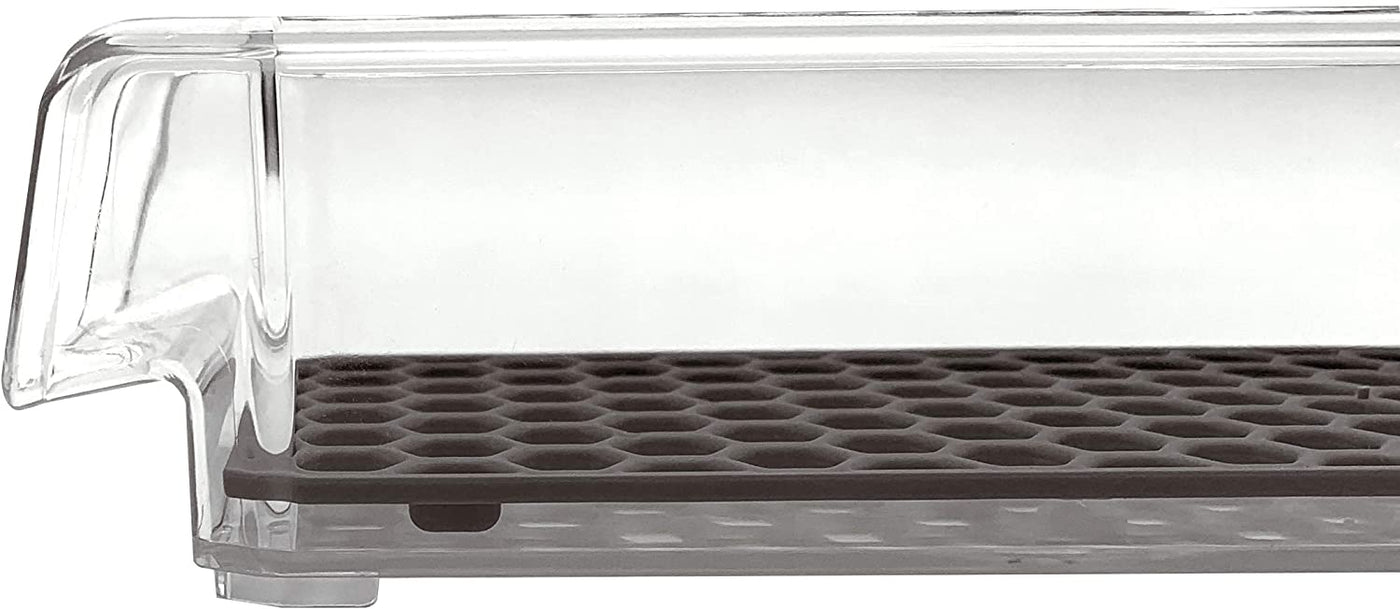 Organizador De Refrigerador Rectangular (Transparente) De Plástico