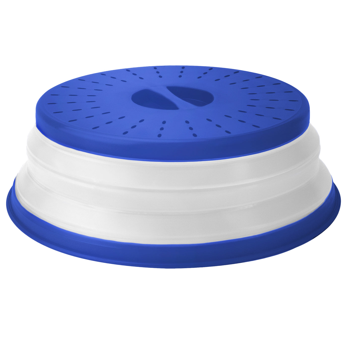 Cubierta De Microondas Para Platos  (Azul) De Silicona