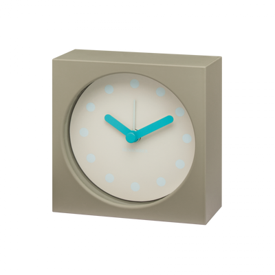 Reloj Despertador De Mesa (Beige) De Plástico