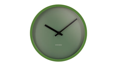 Reloj De Pared (Verde) De Plástico y Aluminio
